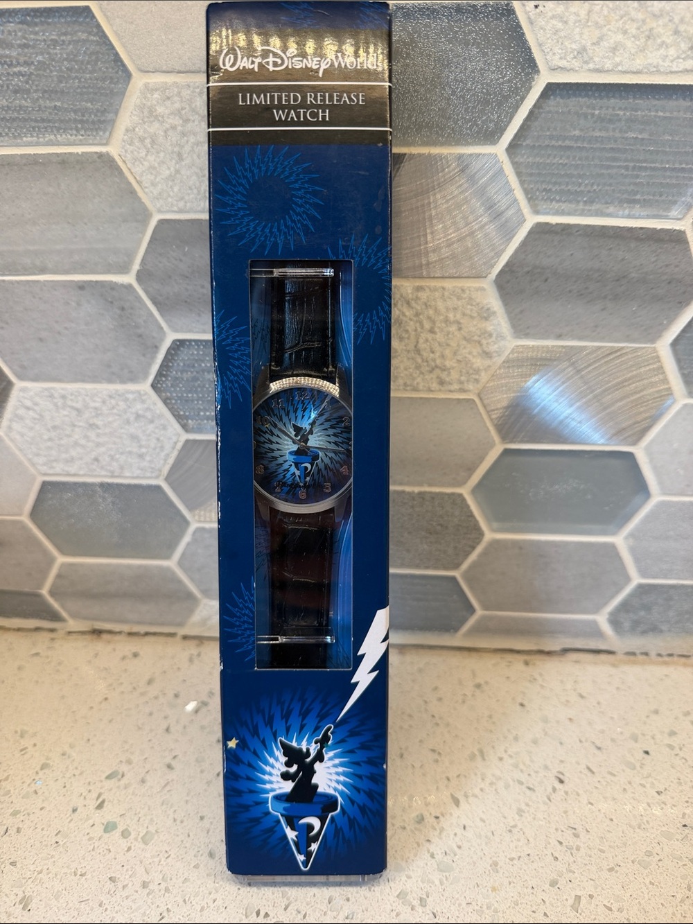 Disney Men's Blue Lightning Sorcerer Mickey Limited Release Watch